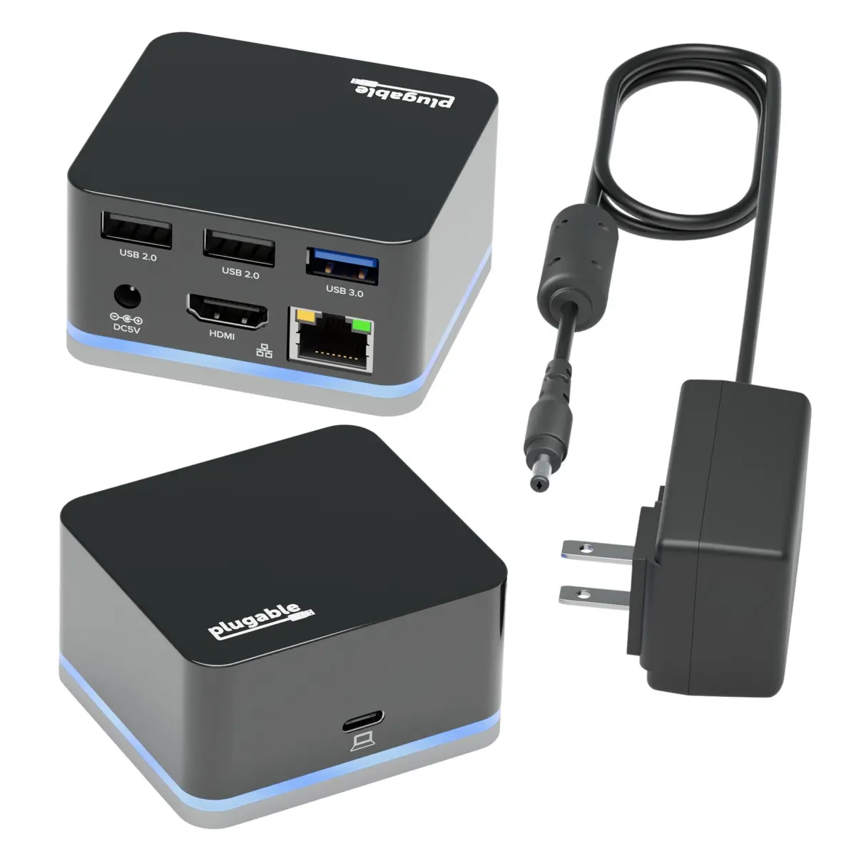 Plugable Usb-C Laptop Dock For Portable Work Stations 1