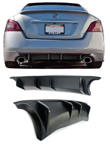 2009-2015 Nissan Maxima - Stillen Rear Diffuser [Matte Black] - Kb127418mb 1
