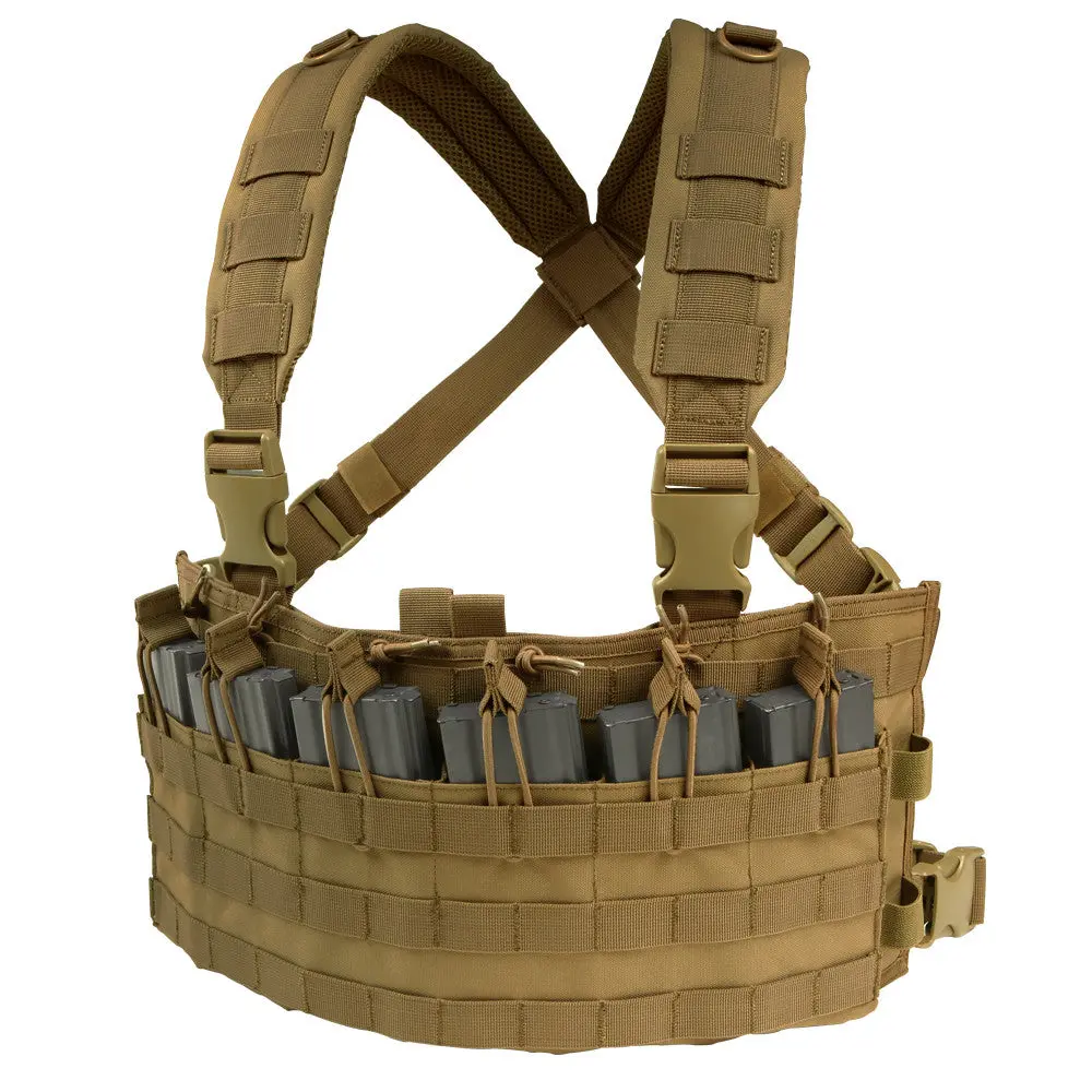 Condor Mcr6: Rapid Assault Chest Rig (Black / Tan / Od Green) 2