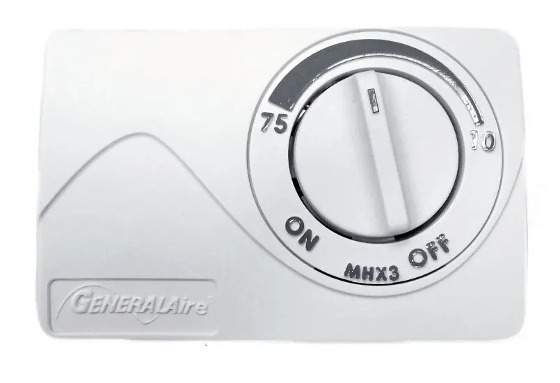 Generalaire Mhx3c - Manual Humidistat, Wall Or Duct Mount, Gfi # 7038 1