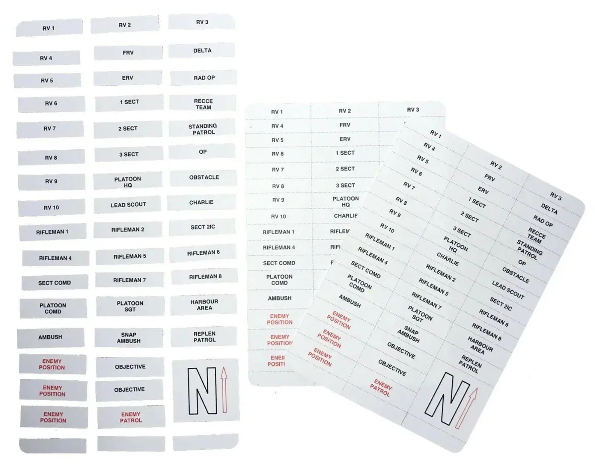 Model Kit Replacement Cards 1