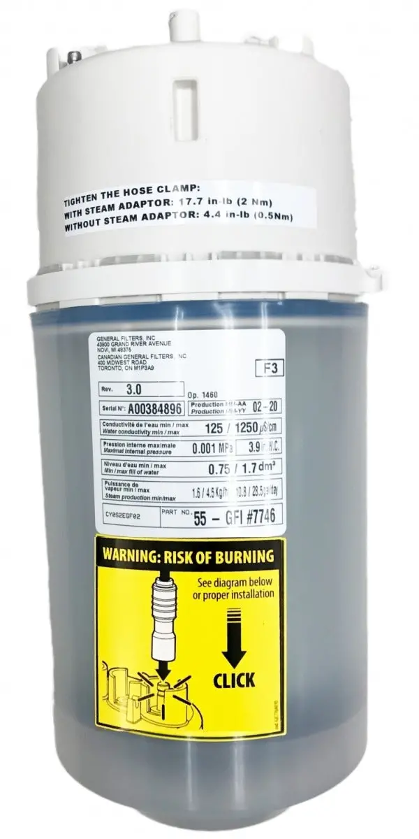 Generalaire 55 - Replacement Cylinder For Generalaire Model 5500 Steam Humidifier, Gfi # 7746 1