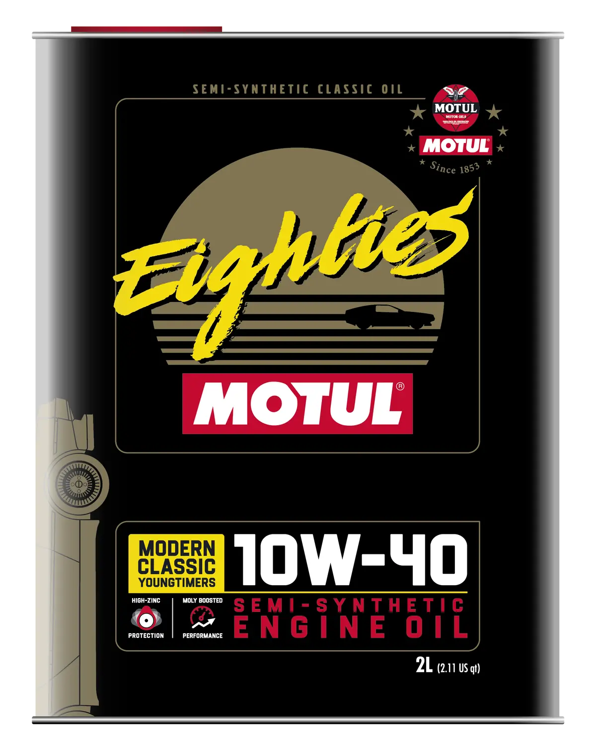 Motul Classic Eighties 10W-40 (Metal Tin) Engine Oil 1