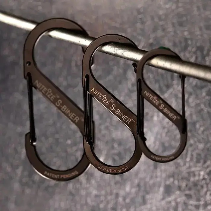 Nite-Ize S-Biner Size 4 Carabiner In Black 1