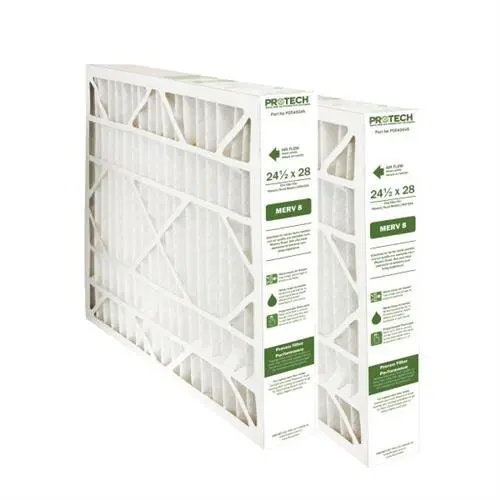 Rheem Pd540045 (2-Pack) - 24.5" X 28" X 5" Exact-Fit Filter For Air Cleaner Axgf-E24am, Merv 8 1
