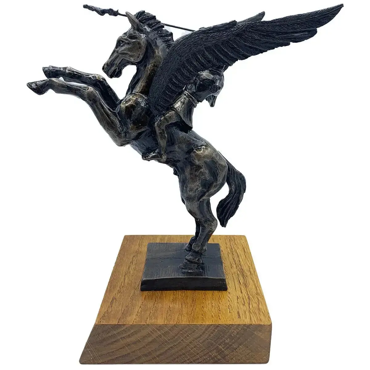 Pegasus With Bellerophon Bronze Resin Statue 1
