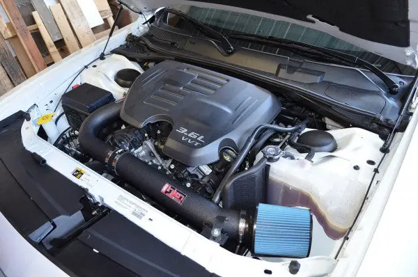 2011-2019 Chrysler 300 / Dodge Challenger, Charger [3.6L] Powerflow Cold Air Intake System - Wrinkle Black  | Injen - Pf5072wb 1