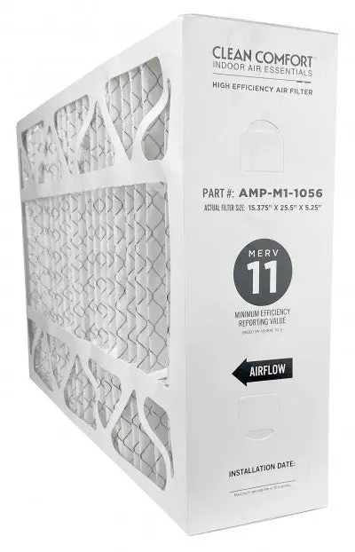 Clean Comfort Amp-M1-1056 - 16" X 25" X 5" Media Air Filter, Merv 11 1