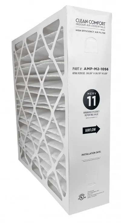 Clean Comfort Amp-M2-1056 - 20" X 20" X 5" Media Air Filter, Merv 11 1