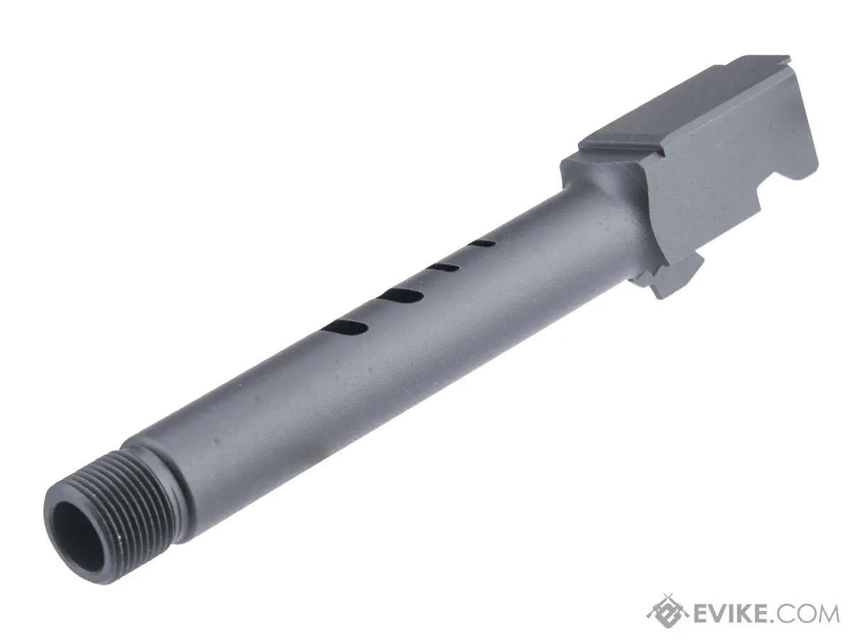 Pro-Arms Cnc Aluminum Threaded Outer Barrel For Vfc Elite Force G18c Gbb Pistols (Black) 1