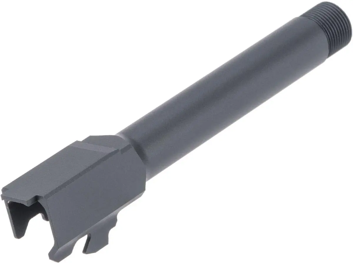 Pro-Arms Cnc Aluminum Threaded Outer Barrel For Vfc Elite Force G17 Gen 5 Gbb Pistols (Black) 2