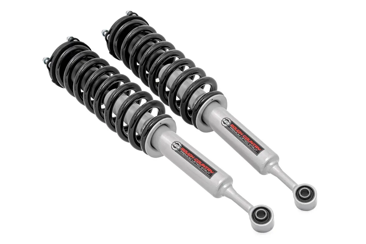 2 Inch Leveling Kit | Loaded Strut | Toyota Tundra 4Wd | 2007-2021 | Rough Country | 501090 1