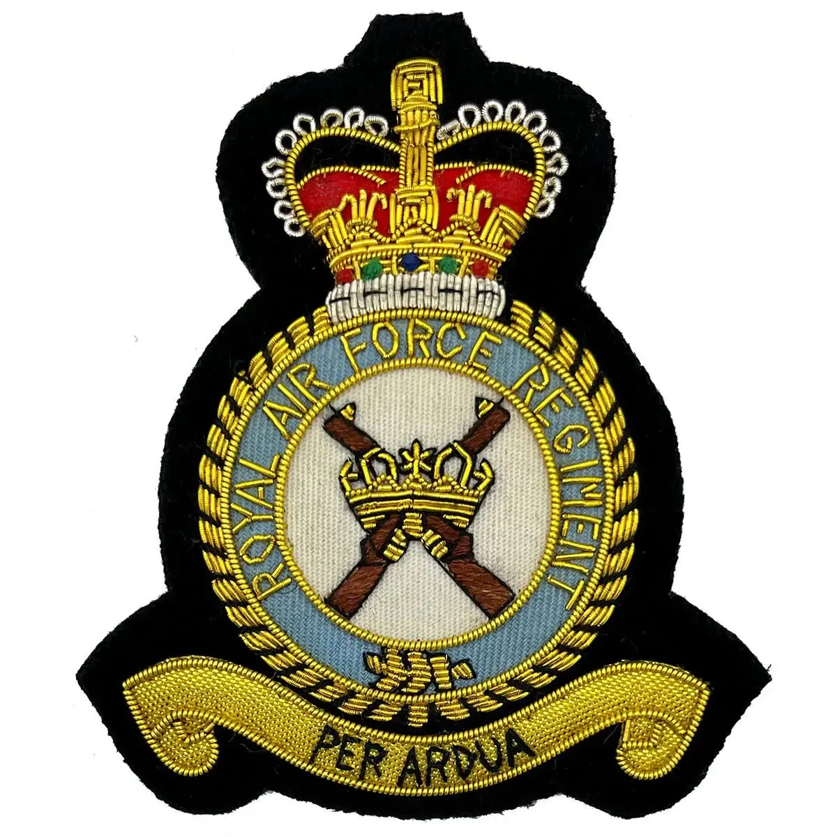 Raf Regiment Bullion Blazer Badge 1