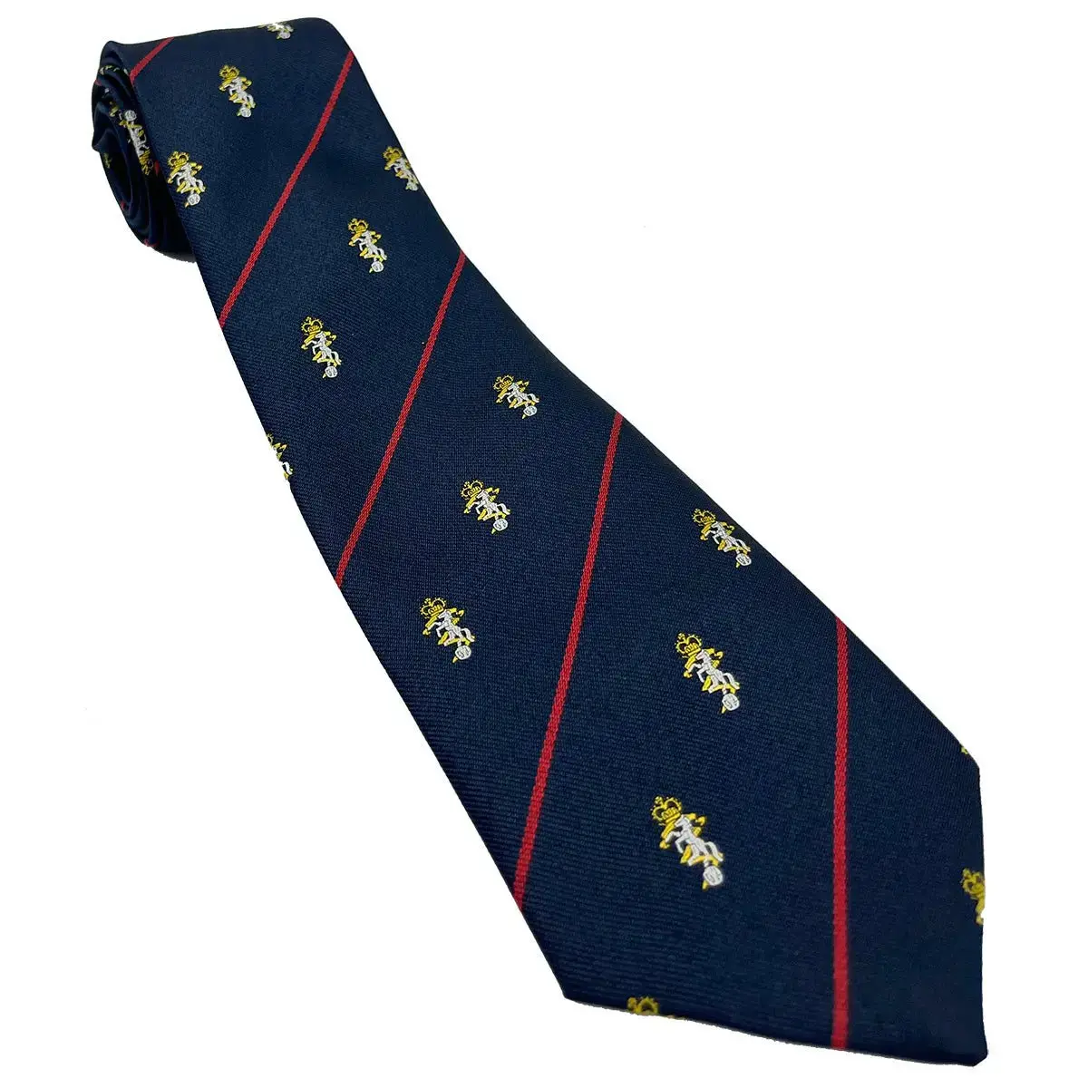 Royal Electrical And Mechanical Engineers Crest Polyester Tie 1
