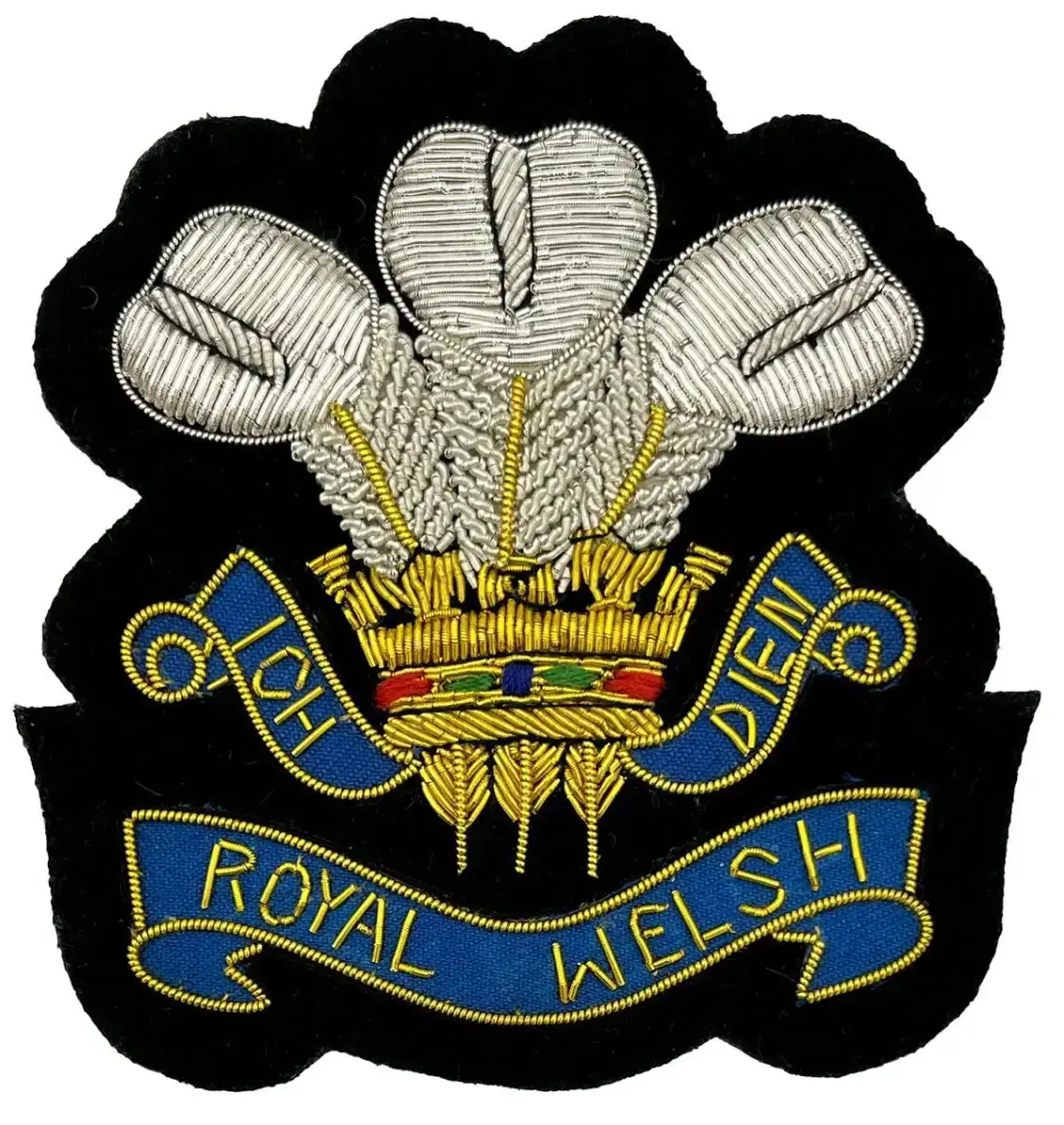 Royal Welsh Regiment Bullion Blazer Badge 1