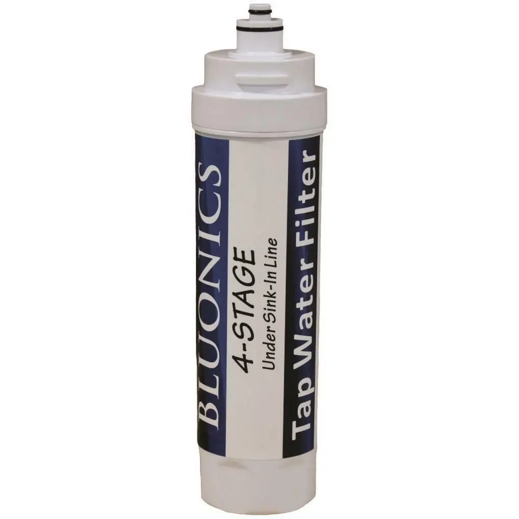 Bluonics 4-Stage Replacement Filter For Our Direct In-Line Under Sink Tap Water Filter System 1
