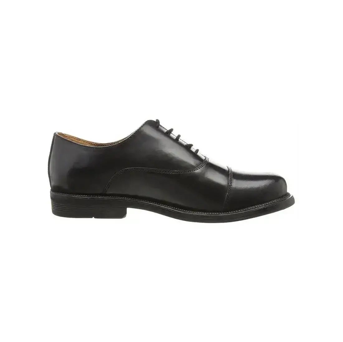 Scimitar Mens Capped Oxford Cadet Parade Black Shoe 4