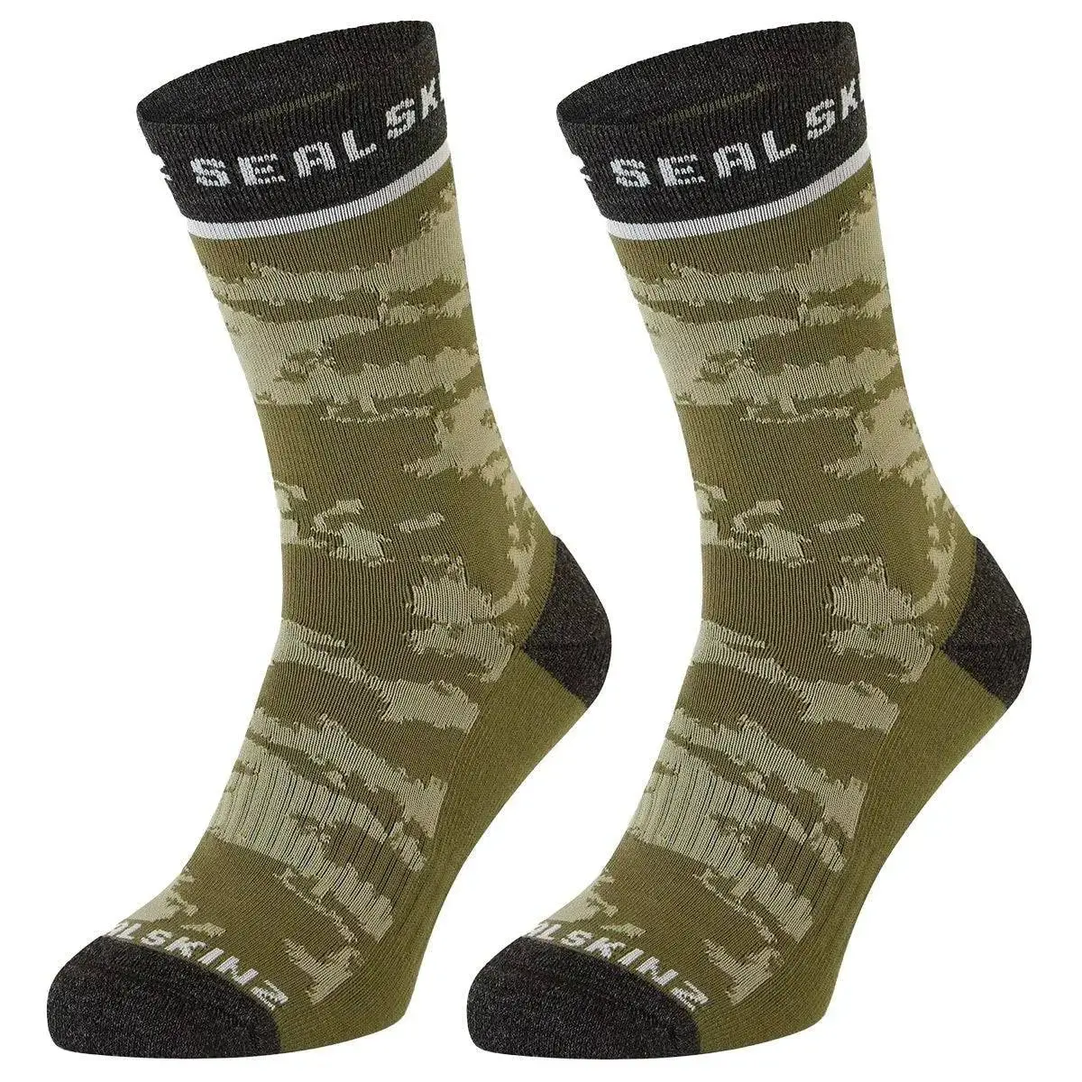 Sealskinz Reepham Mid Length Jacquard Socks 1
