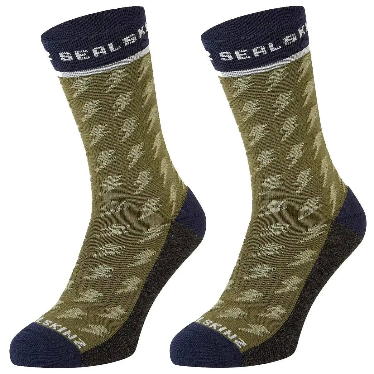 Sealskinz Rudham Lighting Mid Length Meteor Active Socks 1