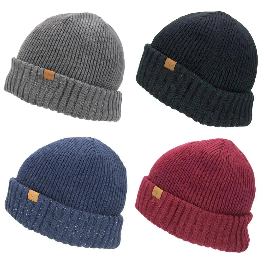 Sealskinz Bacton Waterproof Cold Weather Roll Cuff Beanie 1