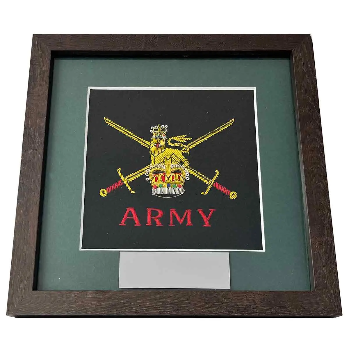 Single Frame Army Presentation With Badge And Plate 1