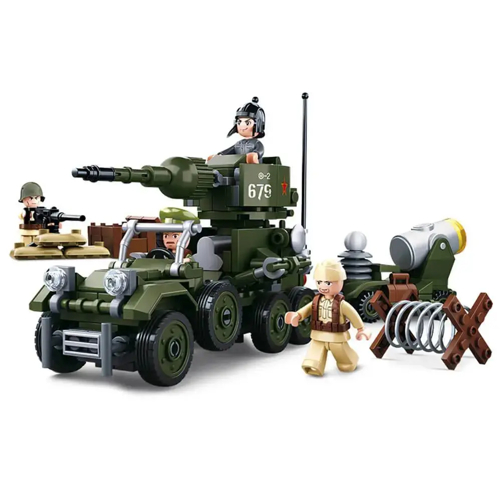 Sluban Army Wwii 4In1 Set M38-B0679 1