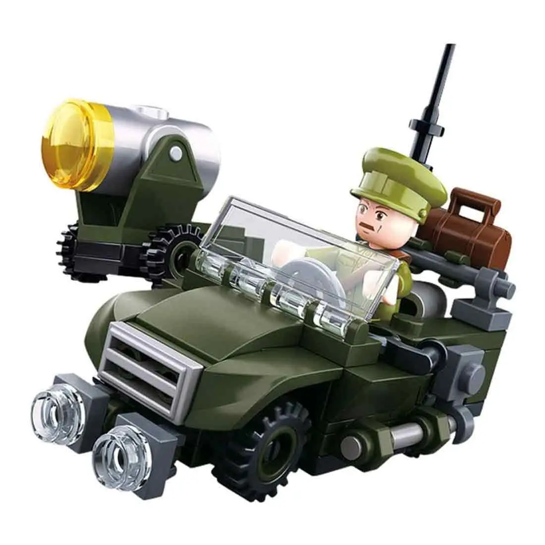 Sluban Wwii Allied Off-Road Jeep Set M38-B0678b 1