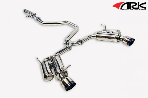 2003-2008 Hyundai Tiburon Dt-S Exhaust System W/ Burnt Tips | Ark - Sm0700-0103D 1