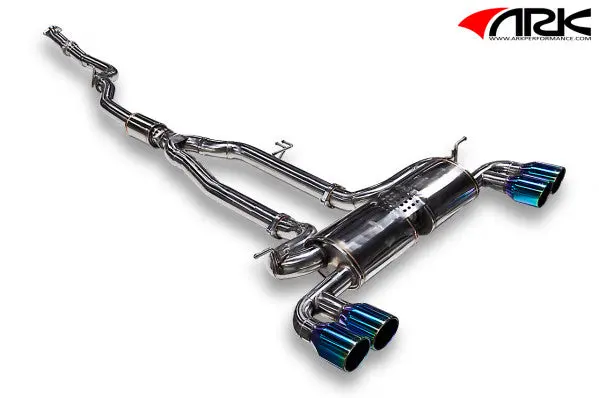 2010-2012 Hyundai Genesis Coupe [2.0L] Dt-S Exhaust System W/ Tecno Tips | Ark - Sm0702-0302D 1