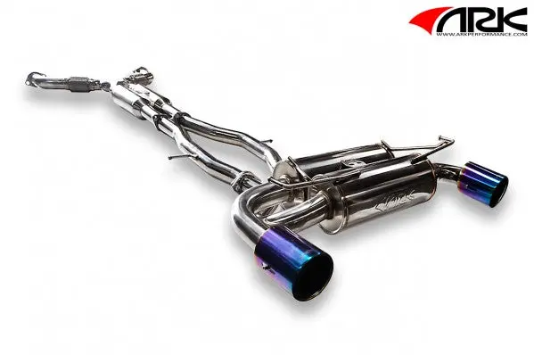 2009-2020 Nissan 370Z Dt-S Exhaust System W/ Tecno Tips | Ark - Sm0901-0309D 1