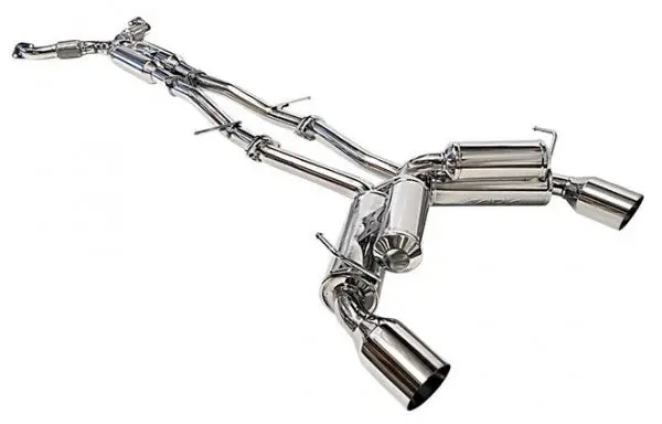 2008-2013 Infiniti G37 Coupe [Awd] Grip Exhaust System W/ Polished Tips | Ark - Sm1102-0107G 1