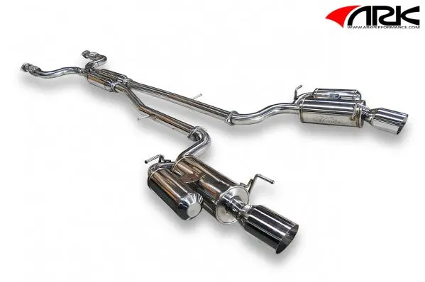 2007-2013 Infiniti G35 / G37 Sedan Grip Exhaust System W/ Polished Tips | Ark - Sm1103-0107G 1