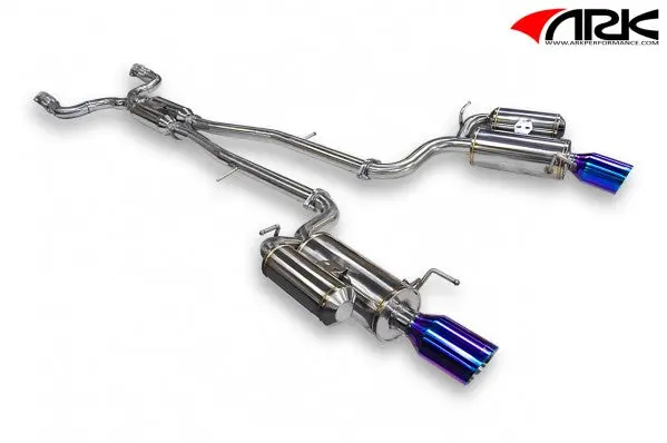 2007-2013 Infiniti G35 / G37 Sedan Grip Exhaust System W/ Tecno Tips | Ark - Sm1103-0307G 1