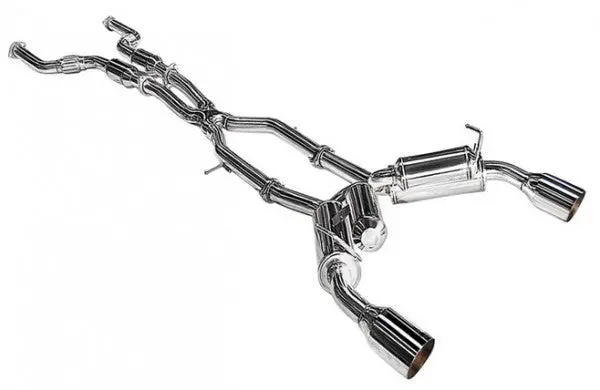 2009-2016 Infiniti Fx35 / Fx37 / Qx70 Grip Exhaust System W/ Polished Tips | Ark - Sm1104-0107G 1