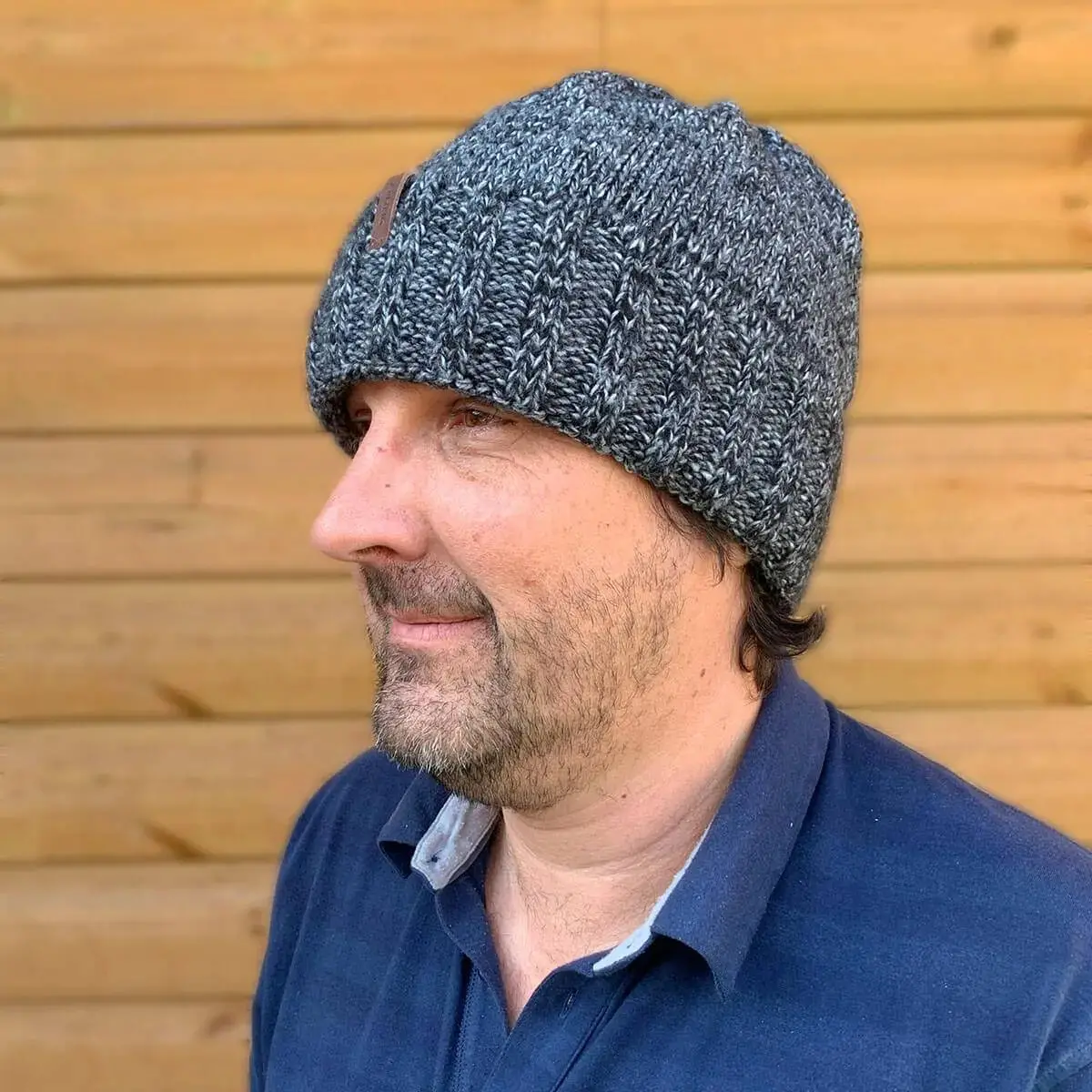 Starling Unisex Turnup Beanie Hat B069 1