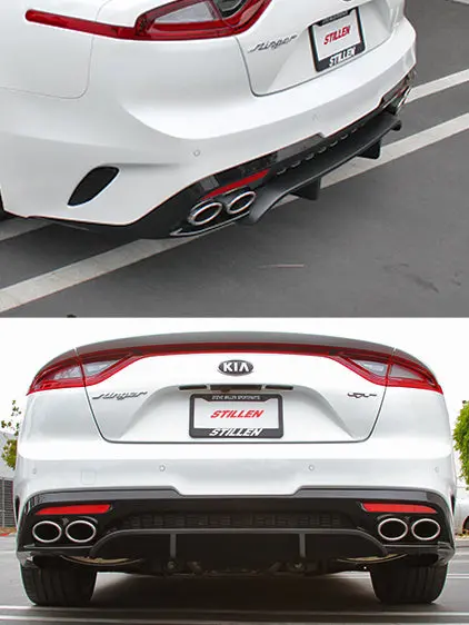2018-2021 Kia Stinger Gt (Awd/Rwd 3.3Tt) - Stillen Rear Diffuser [Unpainted] - Kb26002 1