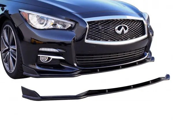 2014-2017 Infiniti Q50 Premium - Stillen Front Splitter [Matte Black] - Kb11226 1