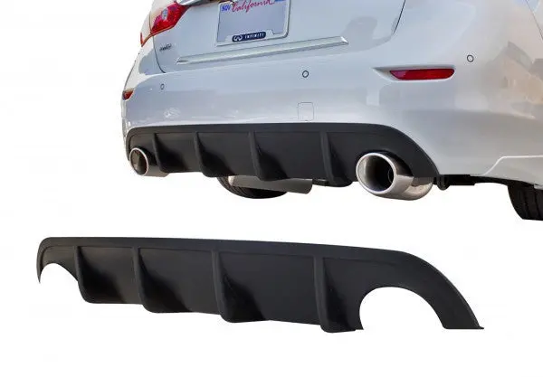 2014-2017 Infiniti Q50 - Stillen  Rear Diffuser [Matte Black] - Kb11222mb 1