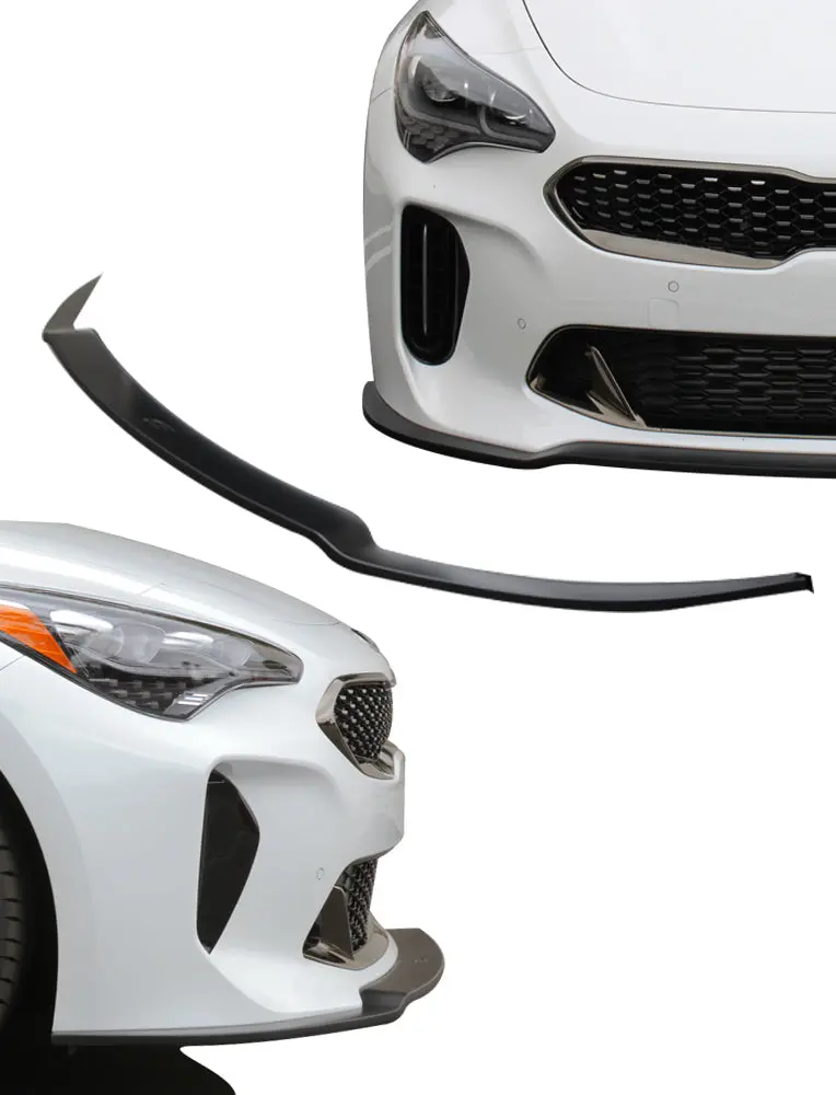 2018-2022 Kia Stinger Gt Awd/Rwd 3.3Tt - Stillen Front Splitter [Matte Black] - Kb26001mb 1