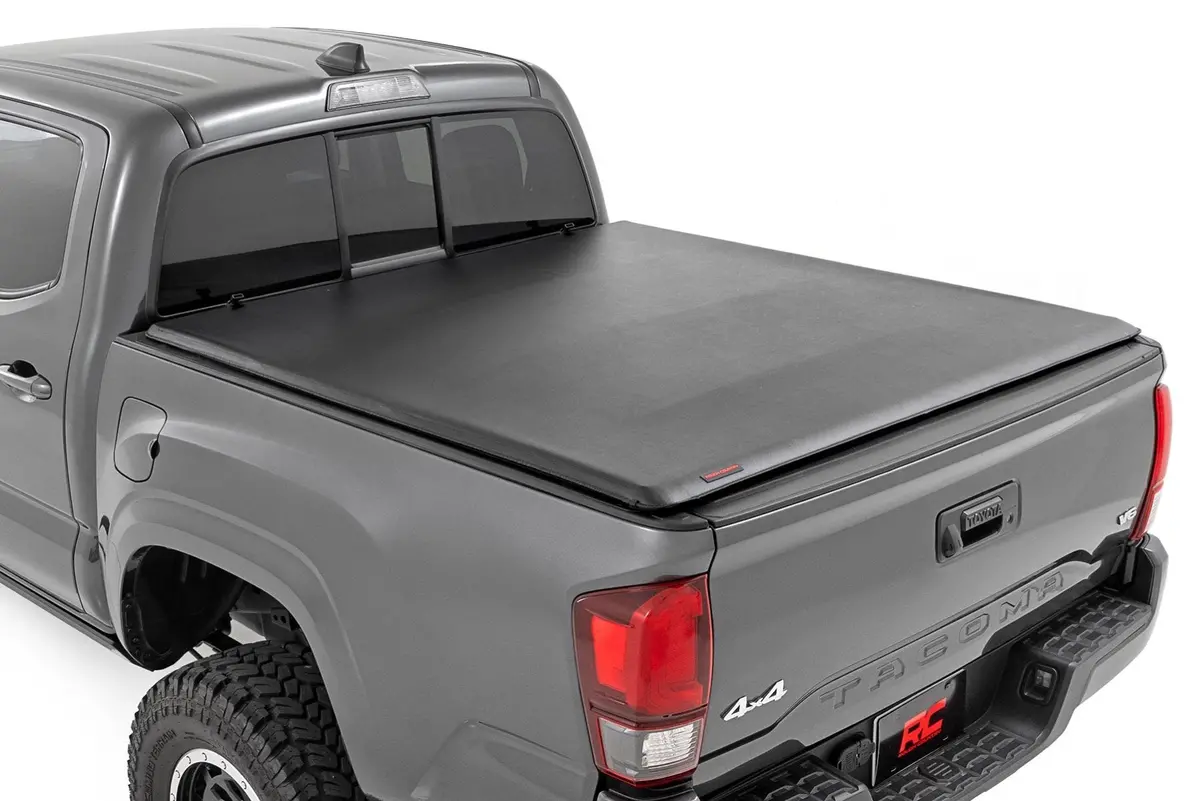 Soft Roll Up Bed Cover | 5' Bed | Toyota Tacoma 2Wd/4Wd | 2016-2022 | Rough Country | 42716501 1
