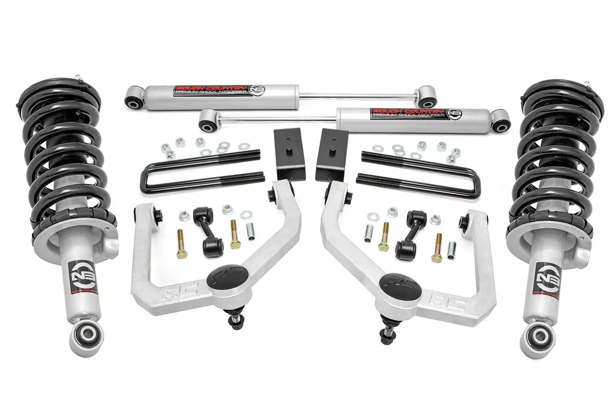 3 Inch Lift Kit | N3 Struts/Shocks | Nissan Titan 2Wd/4Wd | 2004-2021 | Rough Country | 83432 1