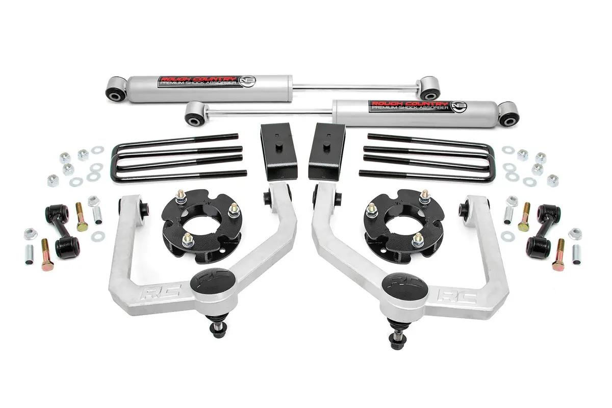 3 Inch Lift Kit | N3 Shocks | Nissan Titan 2Wd/4Wd | 2004-2021 | Rough Country | 83430 1