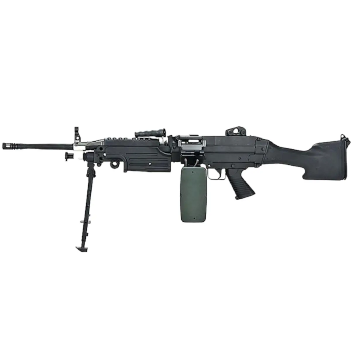A&K M249 Saw Mkii Polymer "Middleweight" Aeg Lmg W/ Reinforced Gearbox 1