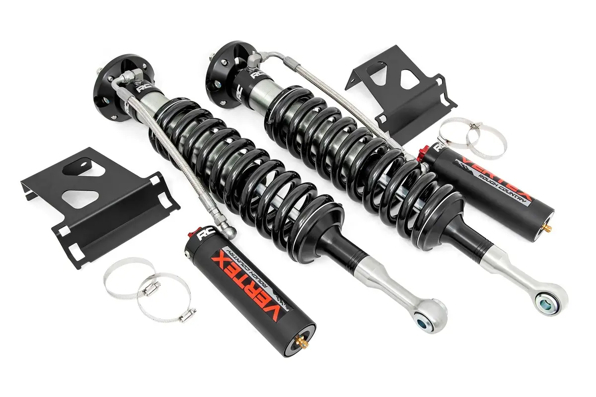 Vertex 2.5 Adjustable Coilovers | 3.5" | Toyota Tundra 4Wd | 2007-2021 | Rough Country | 689034 1