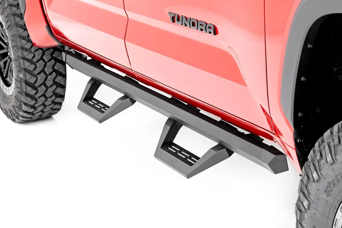Srx2 Adj Aluminum Steps | Crewmax | Toyota Tundra 2Wd/4Wd | 2022-2022 | Rough Country | 71070 1