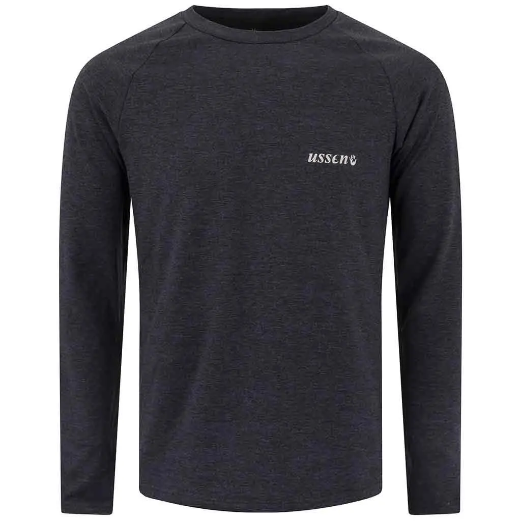 Ussen Baltic Crew Neck Black Thermal Shirt 1