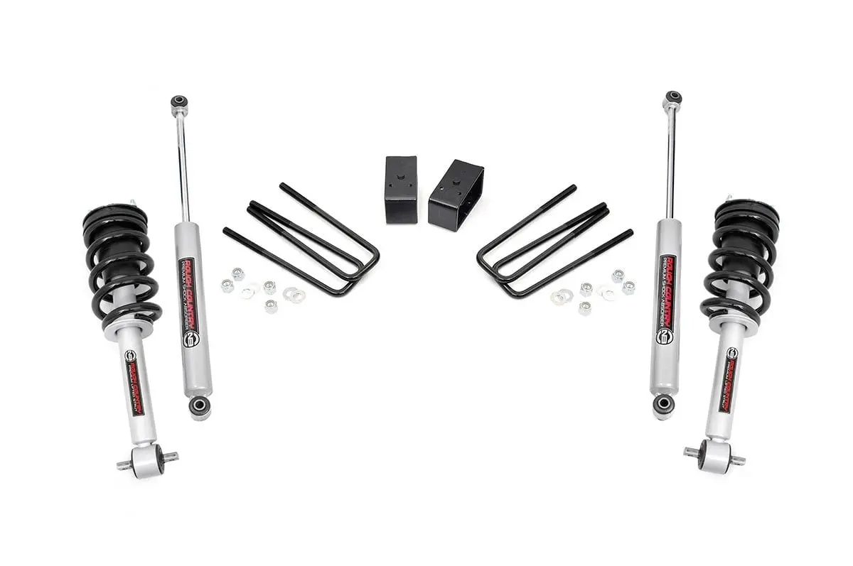 3.5 Inch Lift Kit | N3 Struts | Chevrolet Silverado/Gmc Sierra 1500| 2007-2013 | Rough Country | 268.23 1