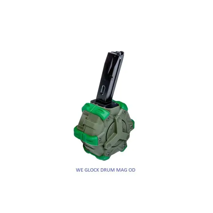 We-Tech Drum Gas Magazine 350 Rds Od For Aw Vx / We G-Series / Hi-Capa 1