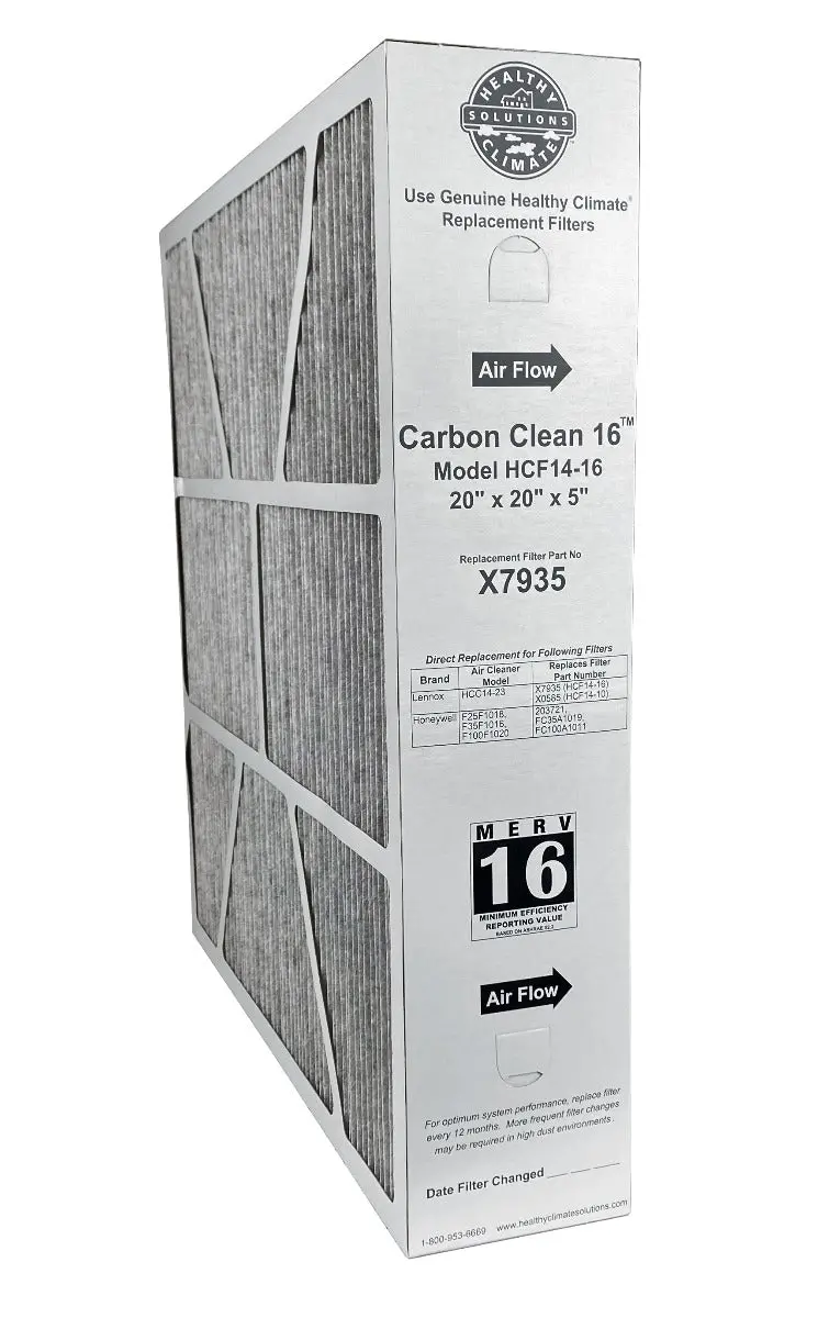Lennox X7935 Hcf14-16 | 20" X 20" X 5" Merv 16 Healthy Climate Replacement Filter 2
