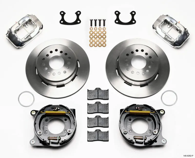 Wilwood Forged Dynalite Parking Brake Kit With Power Steering Compatibility – Small Ford Chassis, 2.5" Offset 1